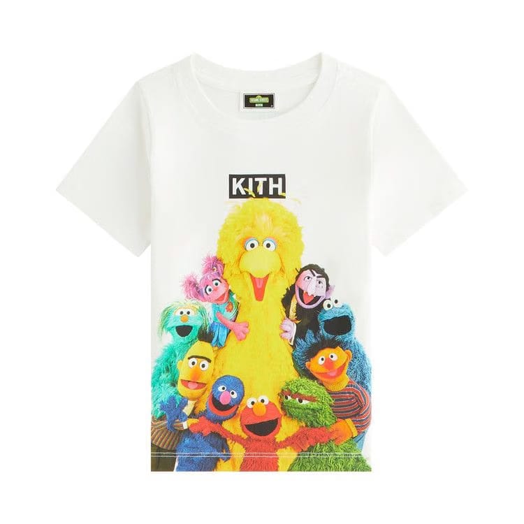 Kith Kids x Sesame Street Group Hug T-Shirt White
