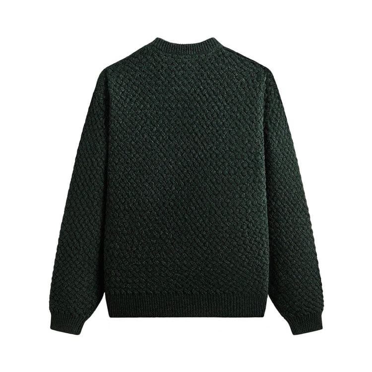 Kith &Kin Basketweave Chenille Lewis Crewneck Stadium