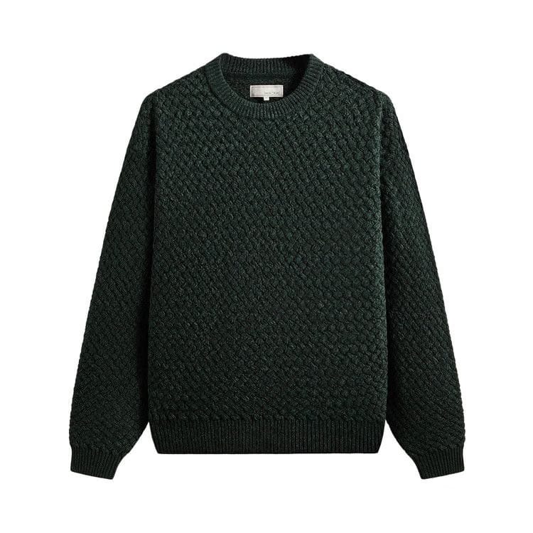 Kith &Kin Basketweave Chenille Lewis Crewneck Stadium