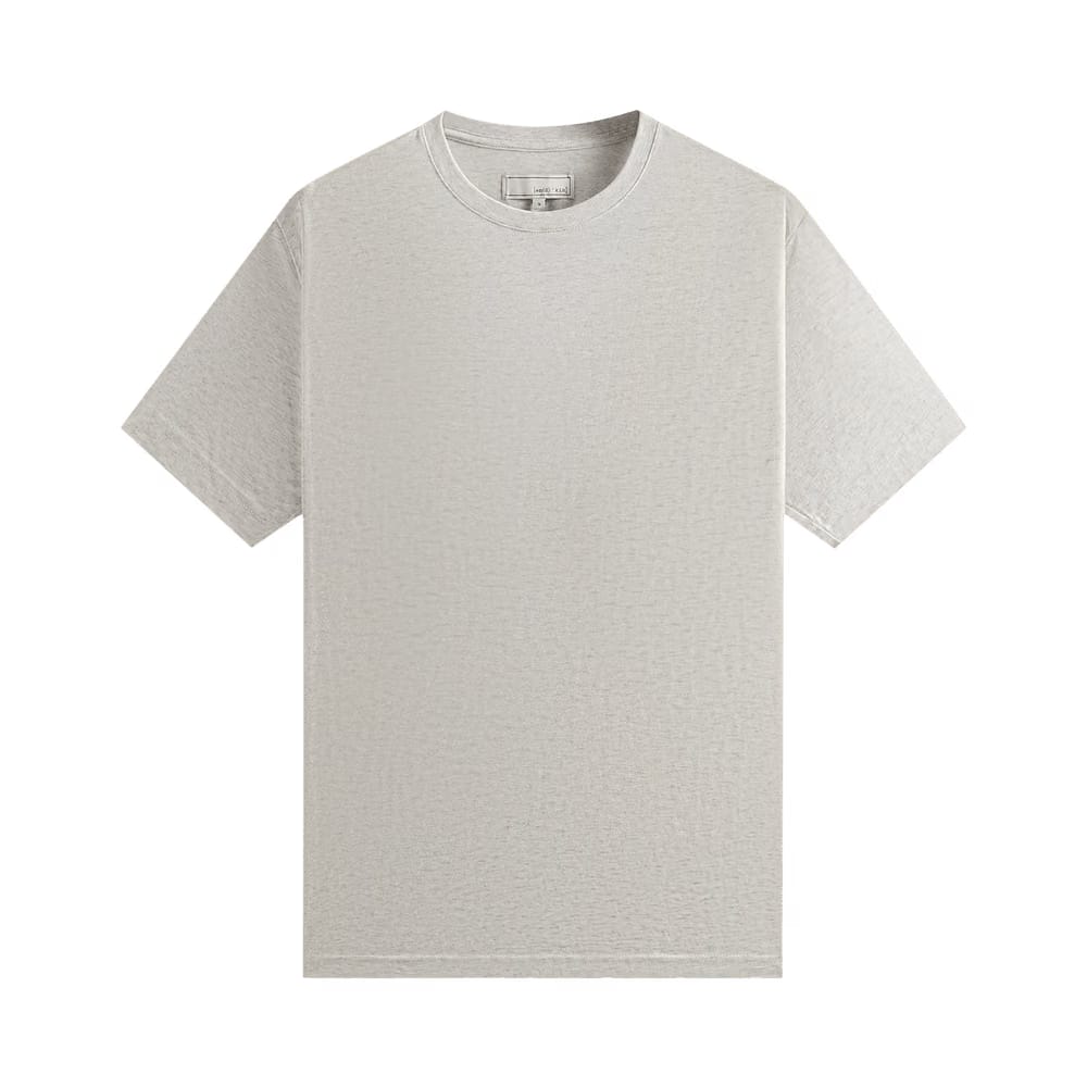Kith & Kin Pima Jersey Shorts-Sleeve Heathrow T-Shirt Light Heather Grey