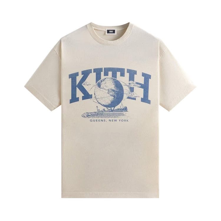 Kith & Kin Queens Unisphere Vintage T-Shirt Sandrift