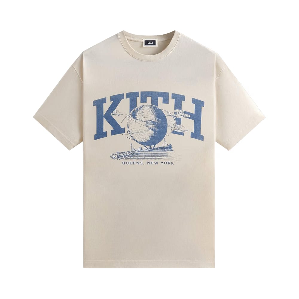 Kith & Kin Queens Unisphere Vintage T-Shirt Sandrift