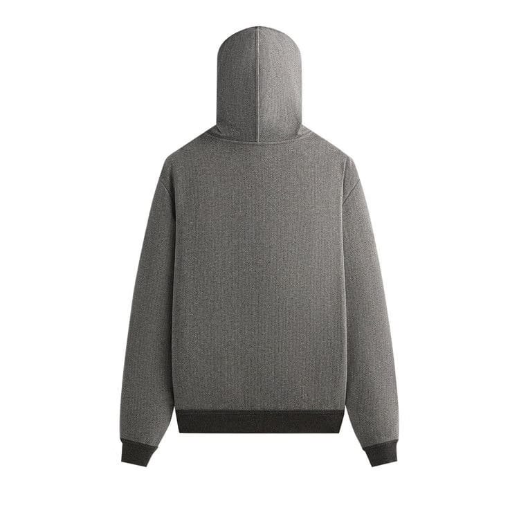 Kith & Kin Reversible Double Face Williams V Hoodie Dark Heather Grey