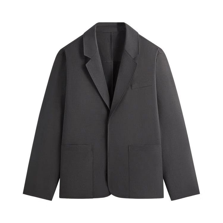 Kith & Kin Tropical Wool Reversible Brant Blazer Carbon
