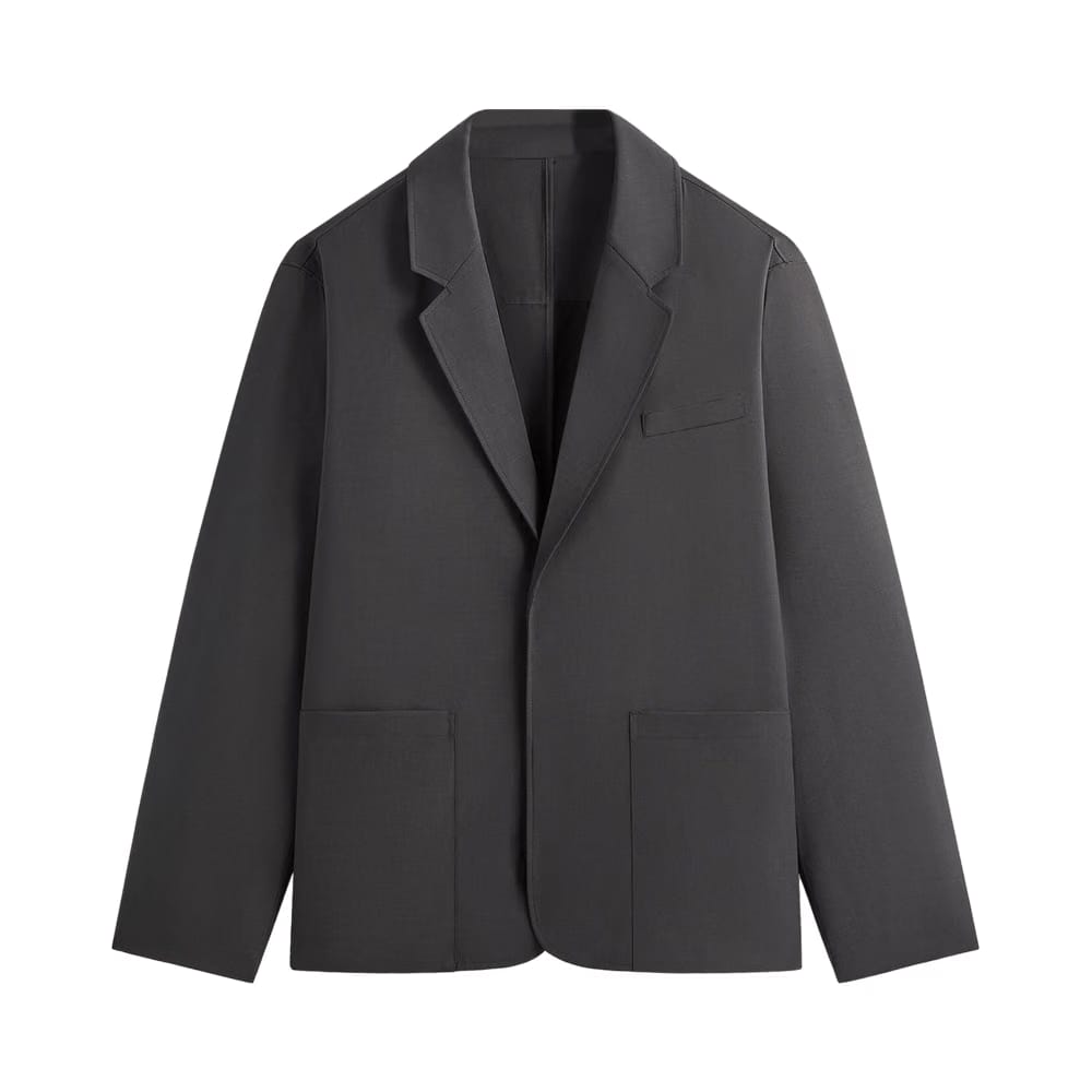Kith & Kin Tropical Wool Reversible Brant Blazer Carbon