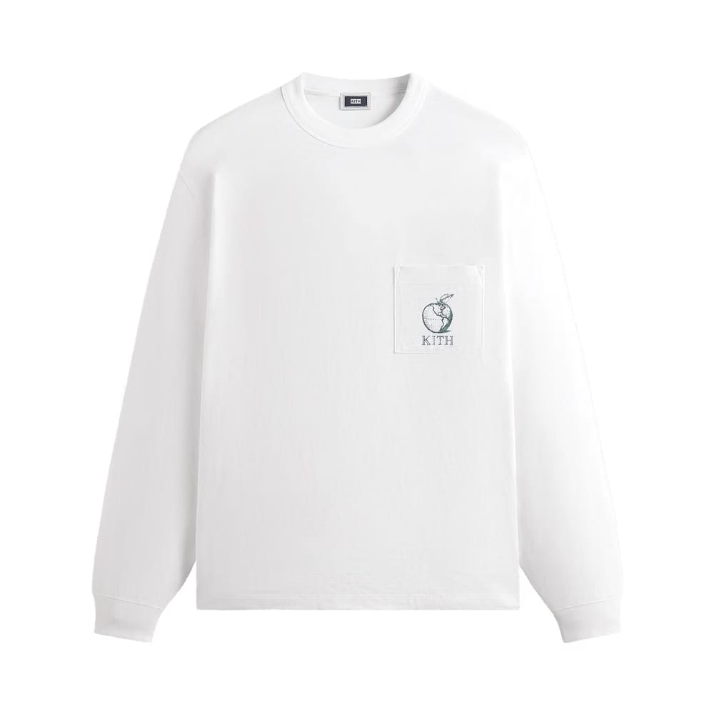 Kith & Kin Universal Apple Long-Sleeve T-Shirt White