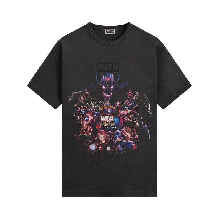 Kith x Marvel Vs. Capcom Infinite Vintage T-Shirt Black