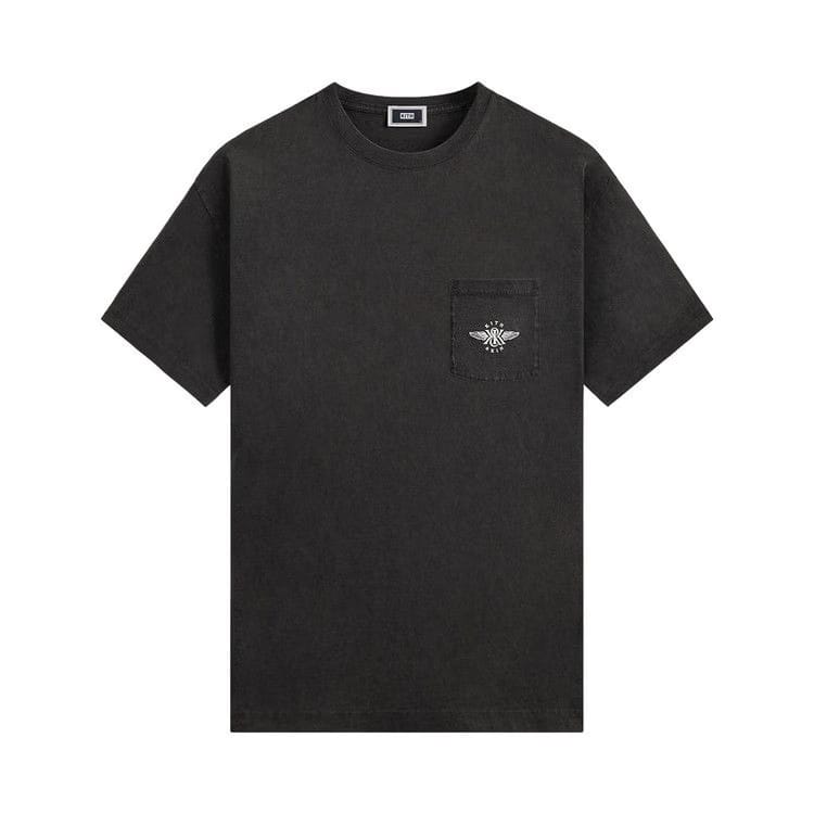 Kith & Kin Wing Logo Pocket Vintage T-Shirt Black