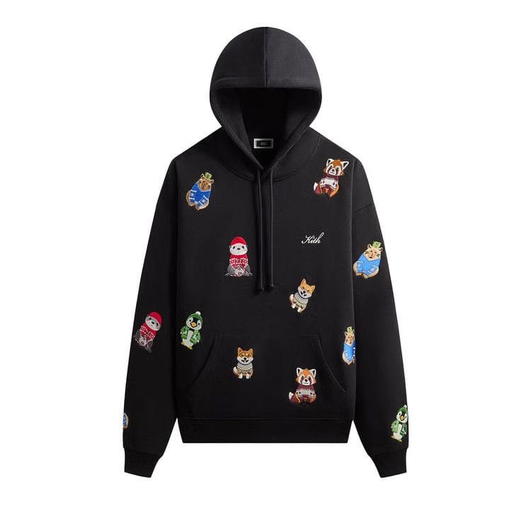 Kith Kithmas Animal Character Nelson Hoodie Black