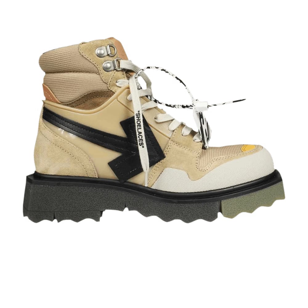 Off-White Hiking Sneaker Boot Beige