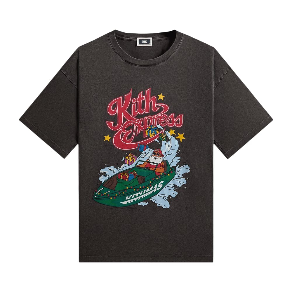 Kith Kithmas Express Jones Vintage T-Shirt Black