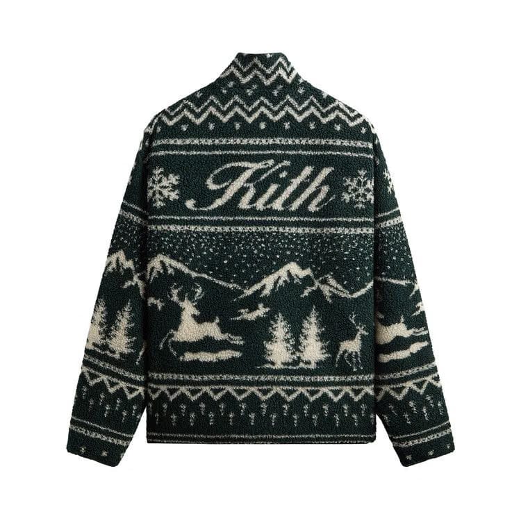 Kith Kithmas Harper Sherpa Jacket Stadium