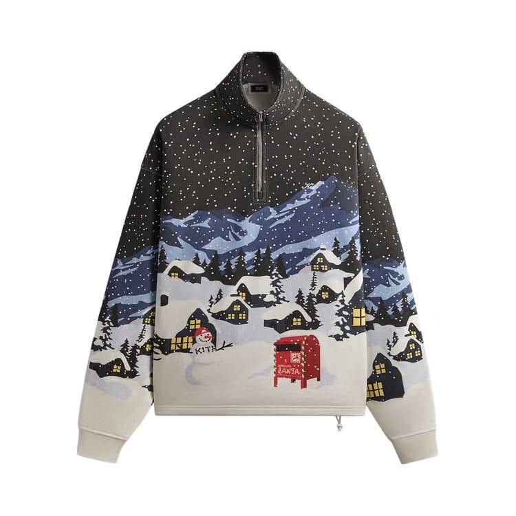 Kith Kithmas Village Quarter Zip Black