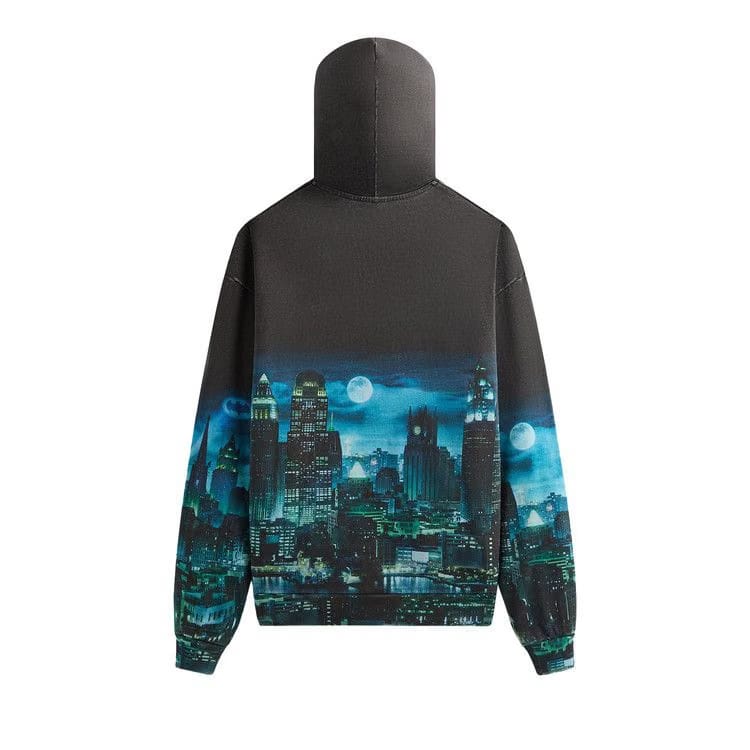 Kith x Batman Gotham Vintage Nelson Hoodie Black