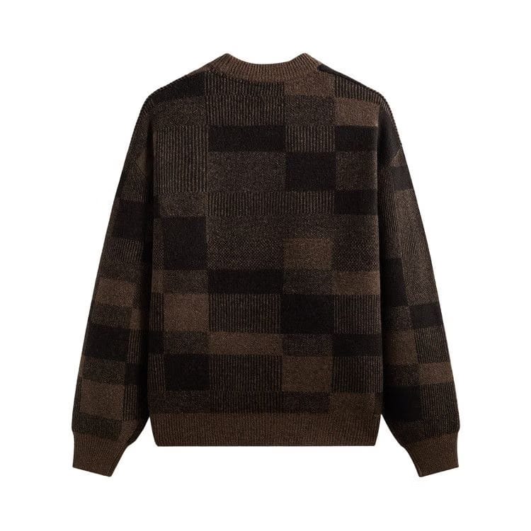 Kith Lewis Check Sweater Kindling