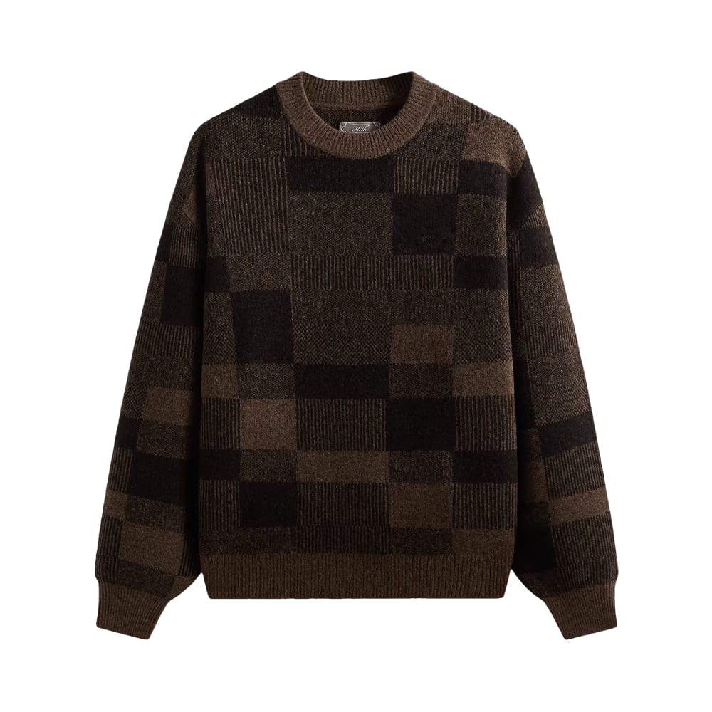 Kith Lewis Check Sweater Kindling