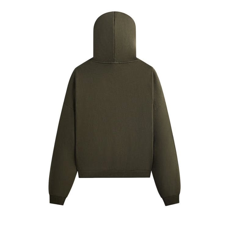 Kith Lofty Fleece Cropped Braxton Hoodie Cypress