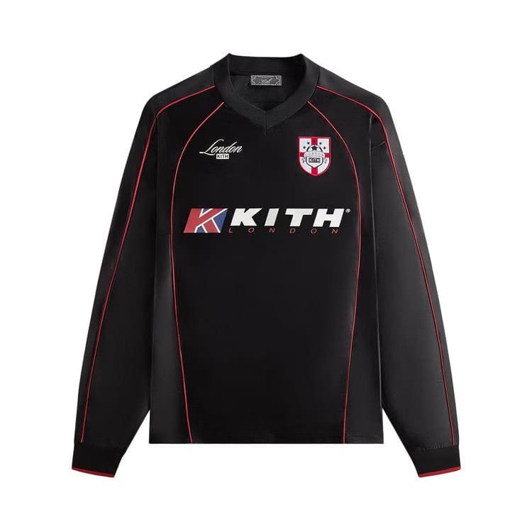 Kith London Long Sleeve Agu Soccer Jersey Black