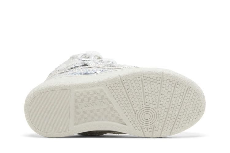 Lanvin Wmns Curb Sneakers 'Crinkled Metallic Leather'