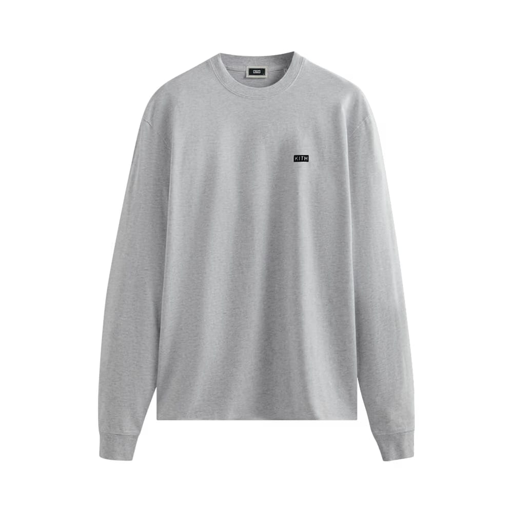 Kith Long-Sleeve Lax T-Shirt Light Heather Grey