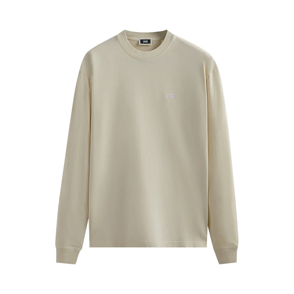 Kith Long-Sleeve Lax T-Shirt Sandrift