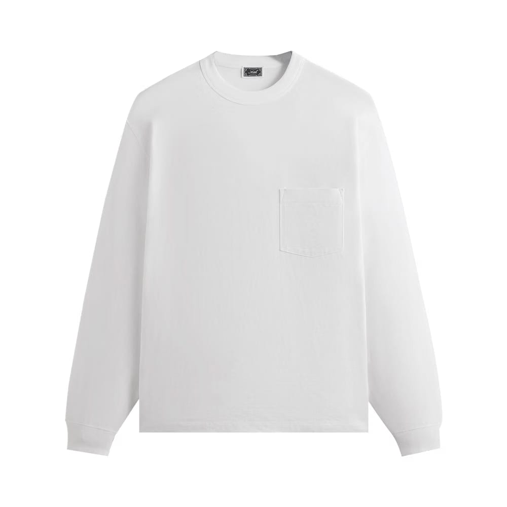 Kith Long-Sleeve Leonard Pocket T-Shirt White