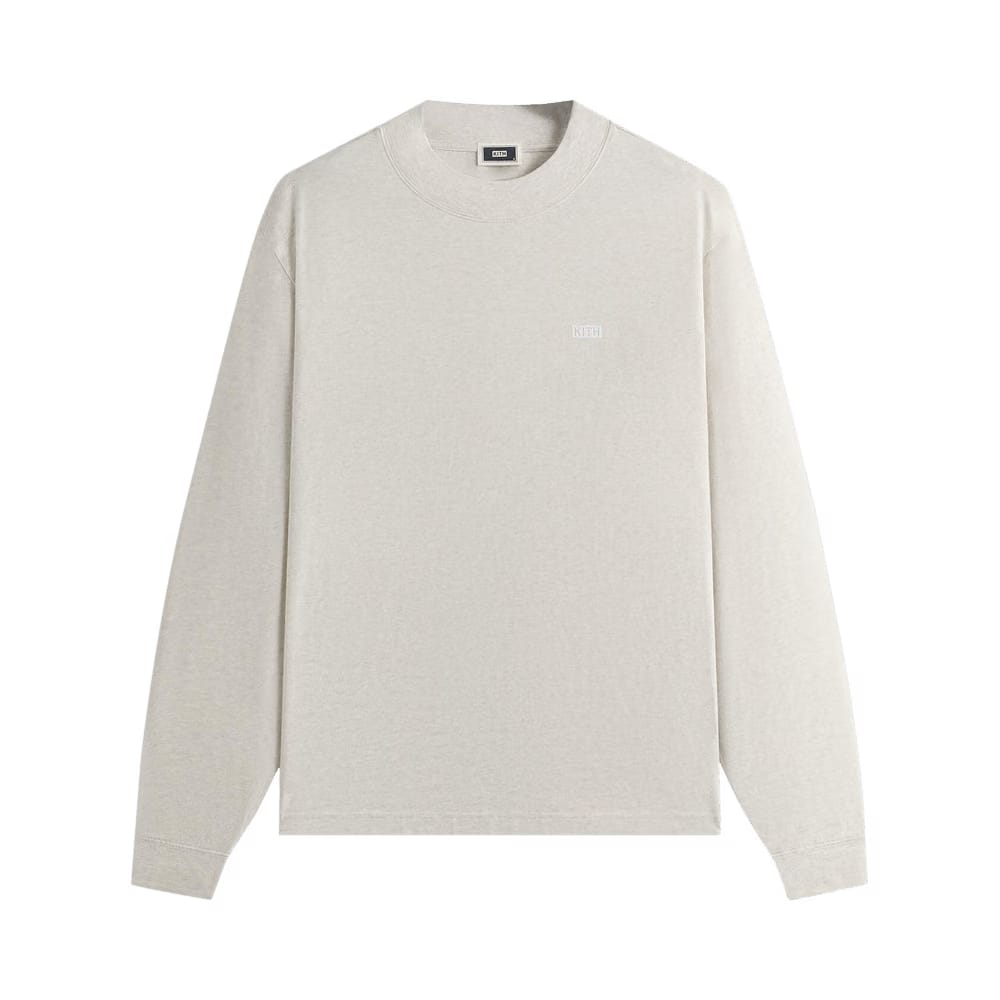 Kith Long-Sleeve Mock Neck Lax T-Shirt Hallow
