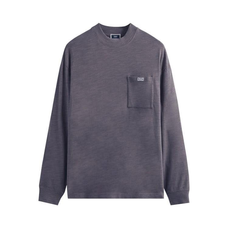 Kith Long-Sleeve Mock Neck Pocket JFK Granite