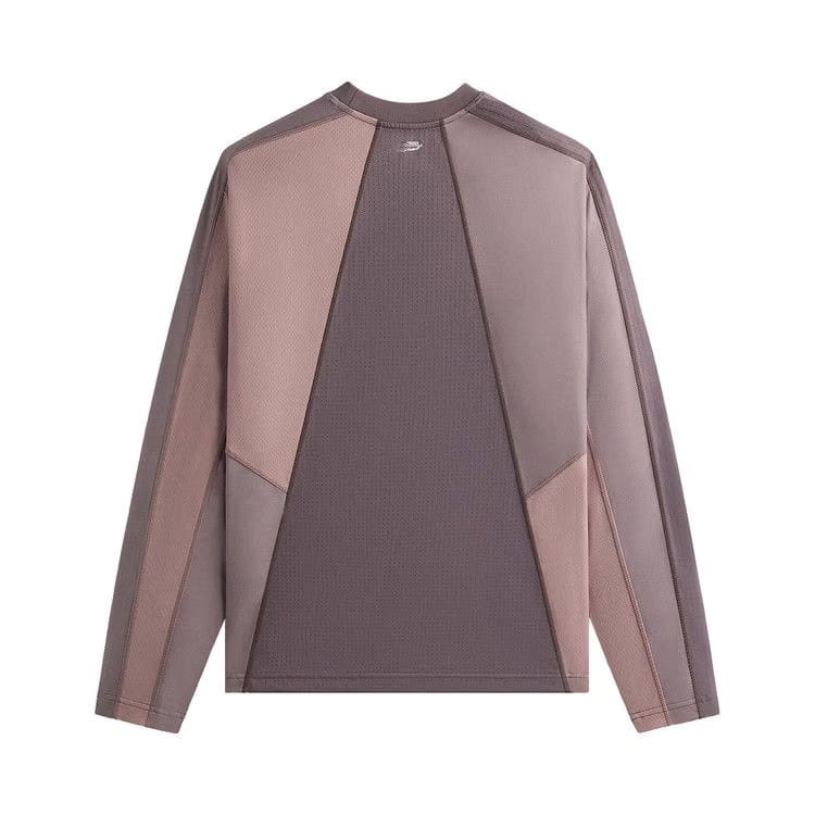 Kith Long-Sleeve Panelled Otto T-Shirt Dusty Mauve
