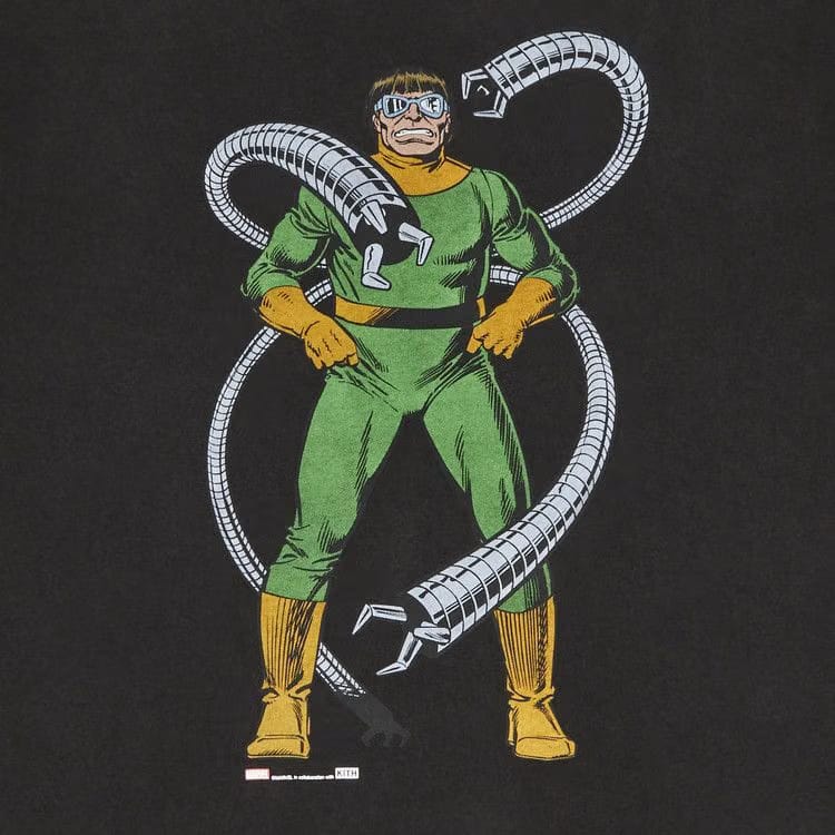Kith x Marvel Doc Ock Vintage T-Shirt Black