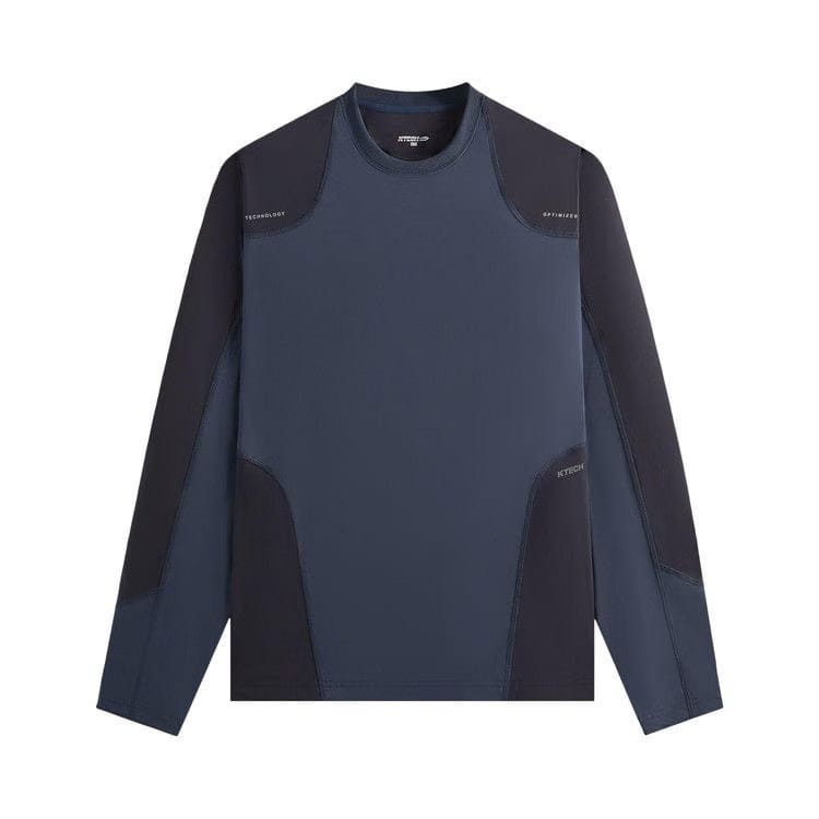 Kith Long-Sleeve Slate Pullover Shirt Nocturnal