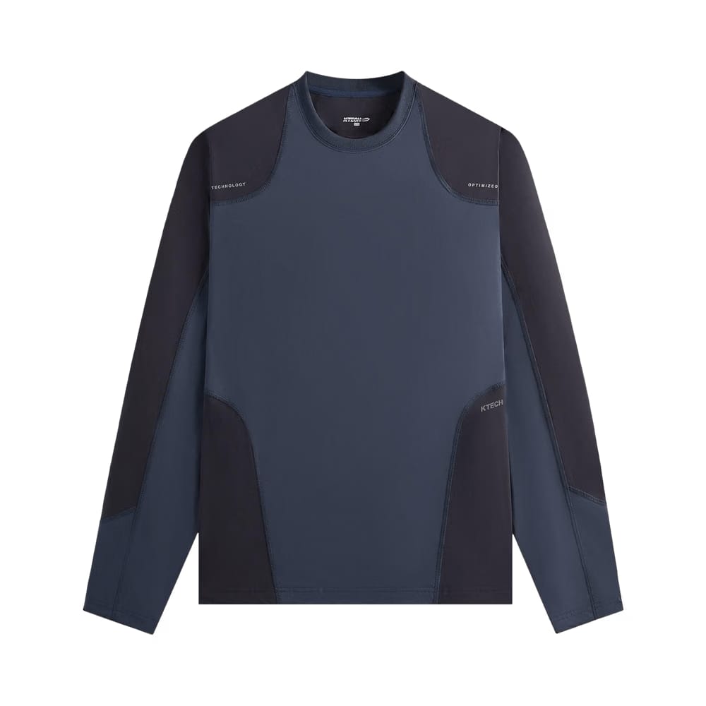 Kith Long-Sleeve Slate Pullover Shirt Nocturnal