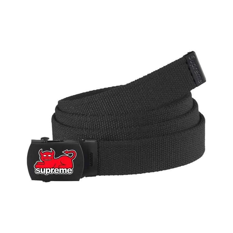 Supreme x Toy Machine Webbing Belt Black