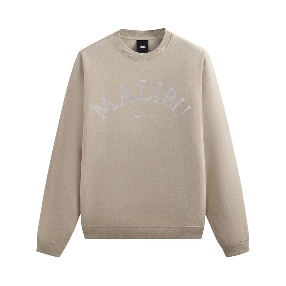 Kith Malibu Souvenir Crewneck Heather Oatmeal