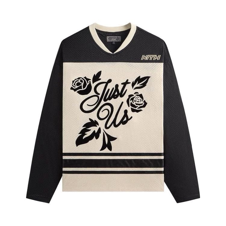 Kith Malik Long-Sleeve Mesh Jersey Sandrift