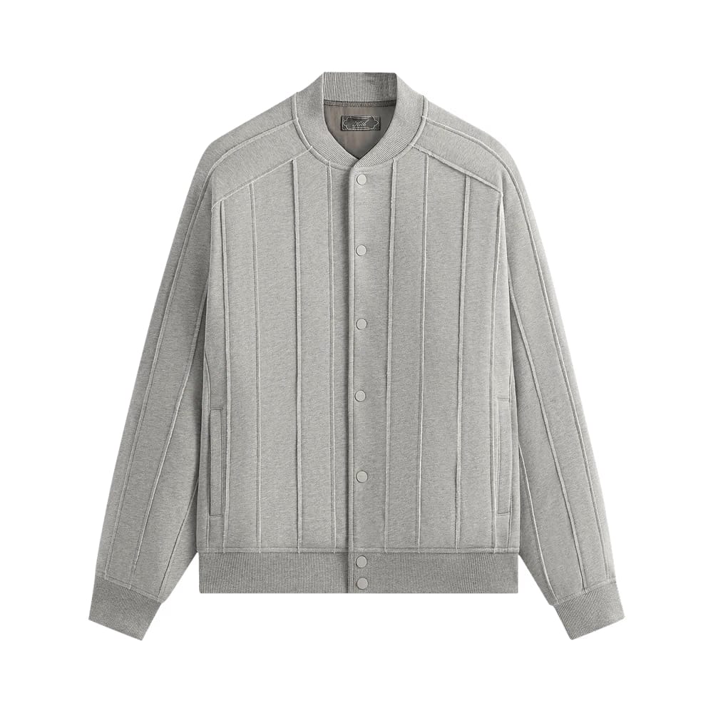 Kith Marvin Bomber Jacket Mid Heather Grey