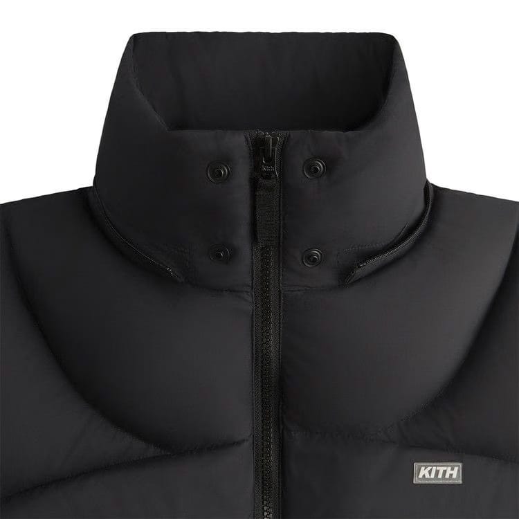 Kith Matte Stretch Taffeta Corey Puffer Black