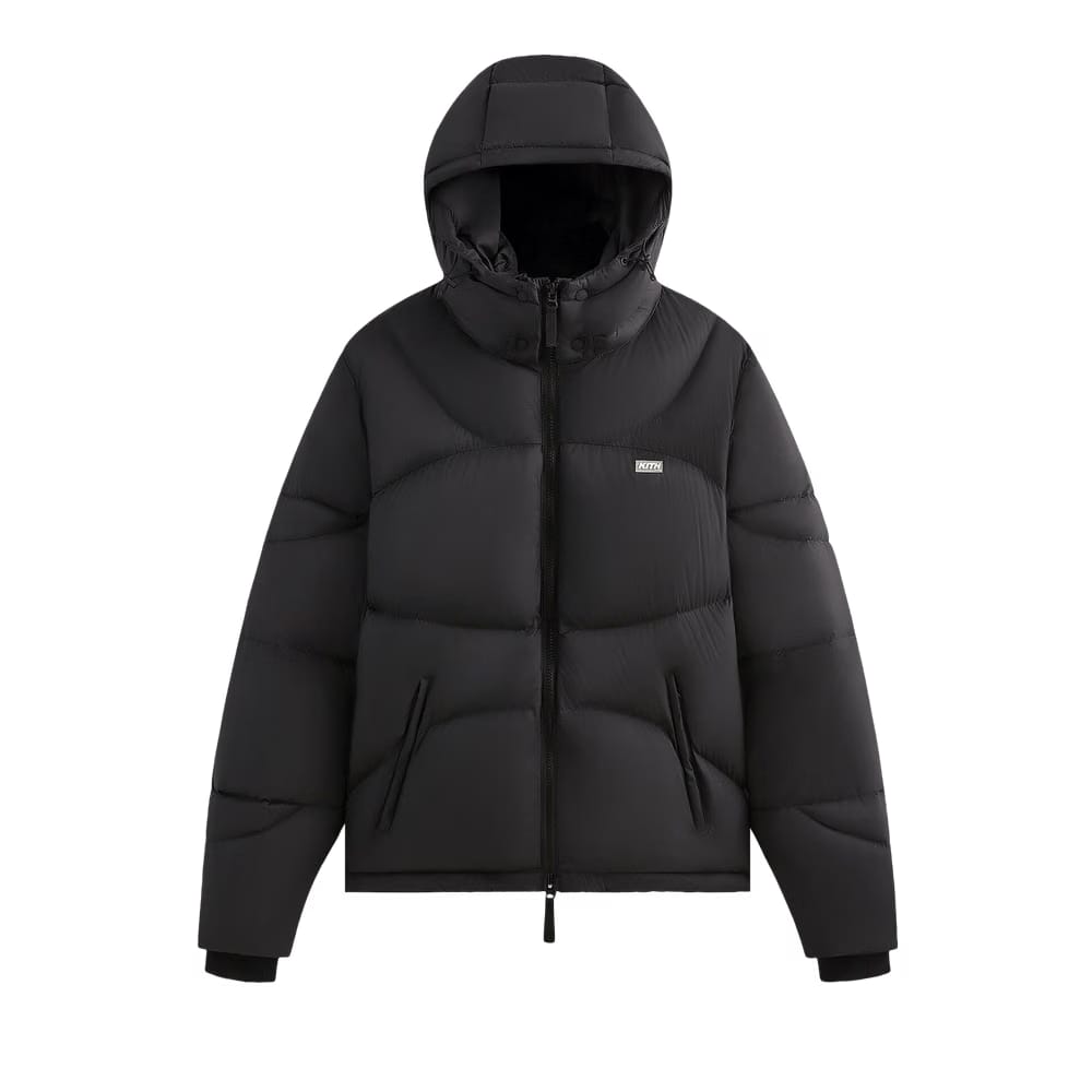 Kith Matte Stretch Taffeta Corey Puffer Black