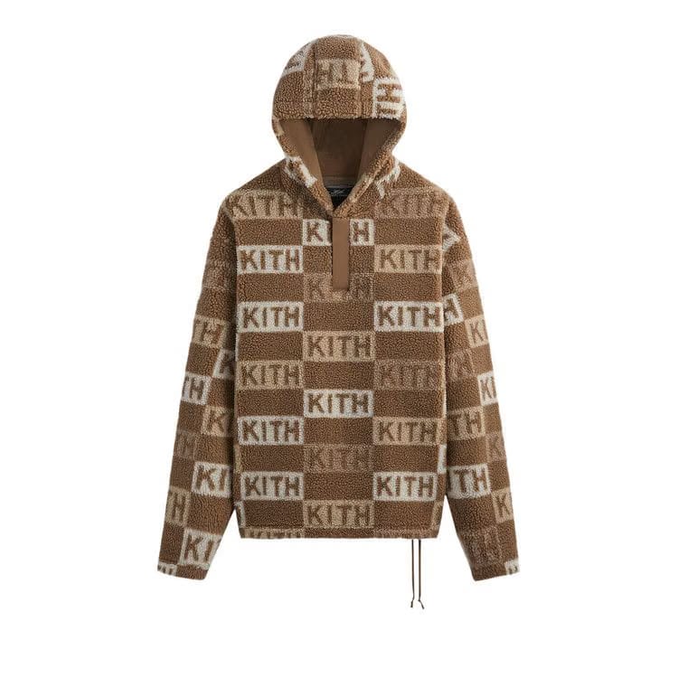 Kith Merrick Sherpa Hoodie Canvas