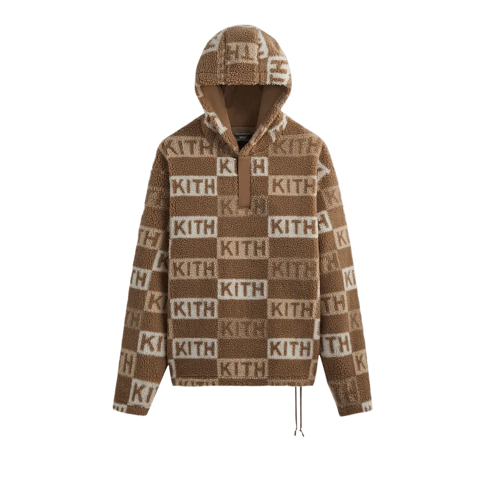 Kith Merrick Sherpa Hoodie Canvas