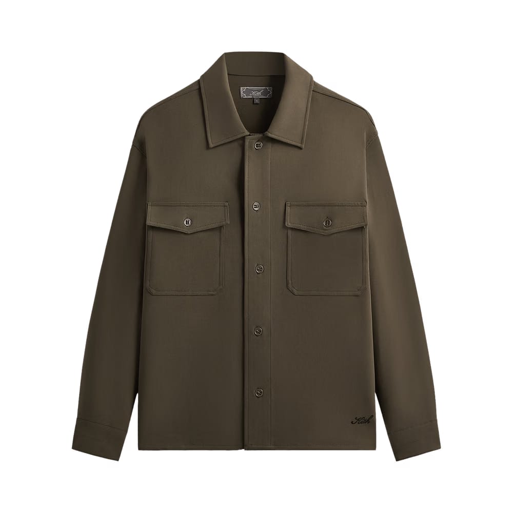 Kith Midweight Double Weave Ace Shirt Cypress