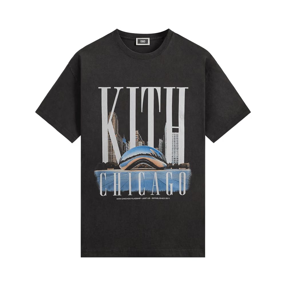 Kith Millennium Park Vintage T-Shirt Black