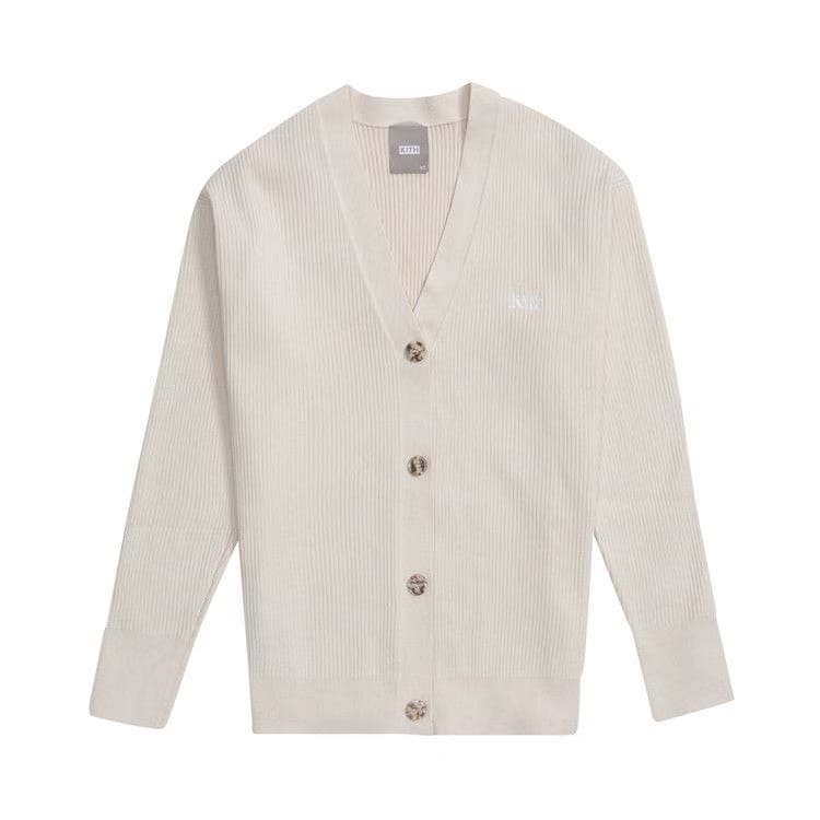 Kith Women Gemma Ribbed Sweater Cardigan Waffle