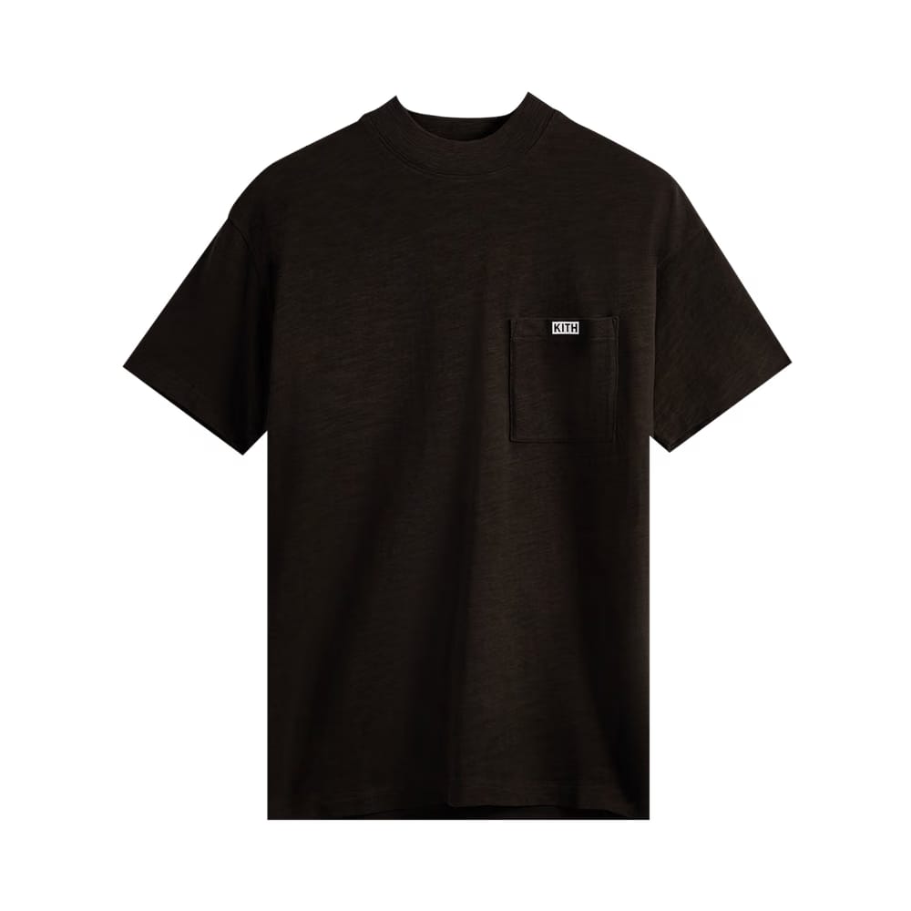 Kith Mock Neck JFK Pocket T-Shirt Kindling