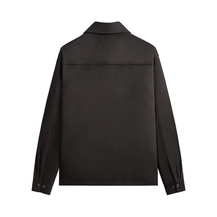 Kith Montague Microsuede Shirt Black