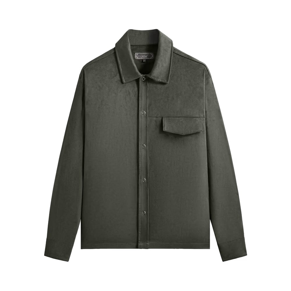 Kith Montague Microsuede Shirt Cypress