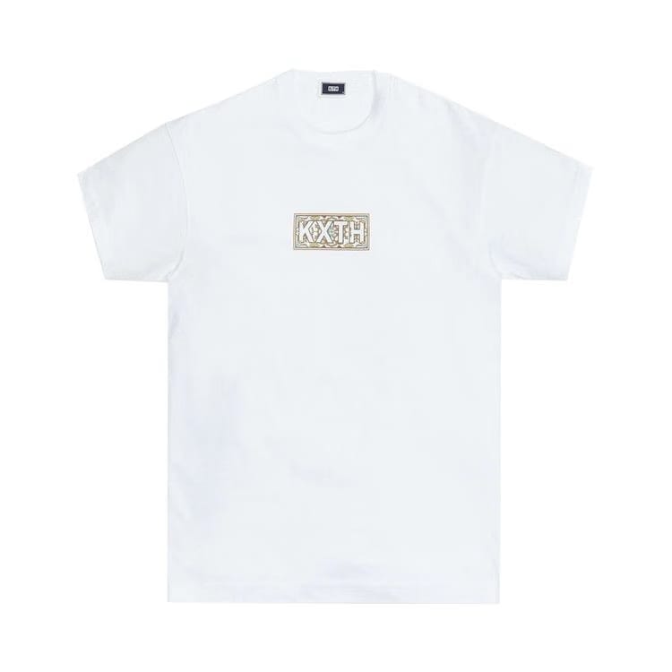 Kith Moroccan Tile Classic Logo T-Shirt Beige
