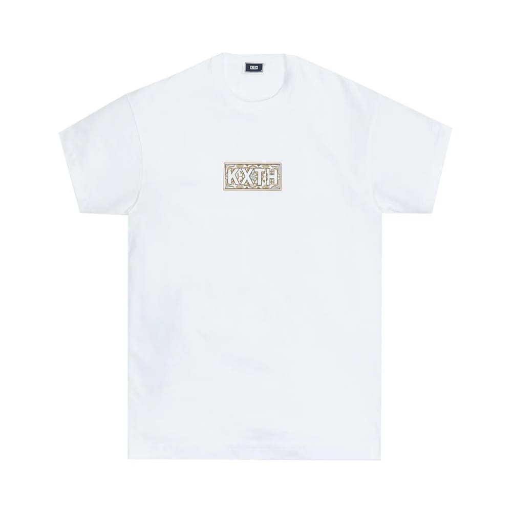 Kith Moroccan Tile Classic Logo T-Shirt Beige