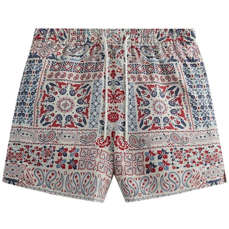 Kith Needlepoint Print Active Shorts Sandrift