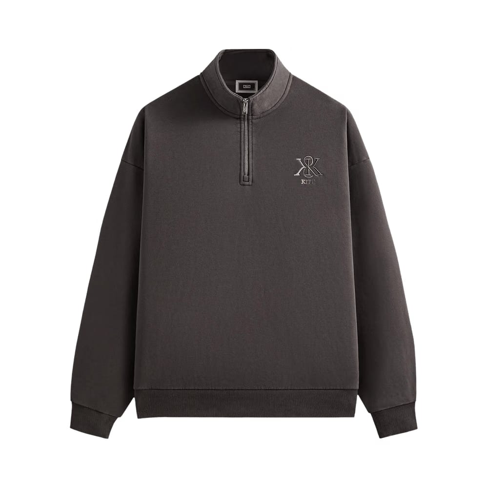 Kith Nelson Quarter Zip Carbon